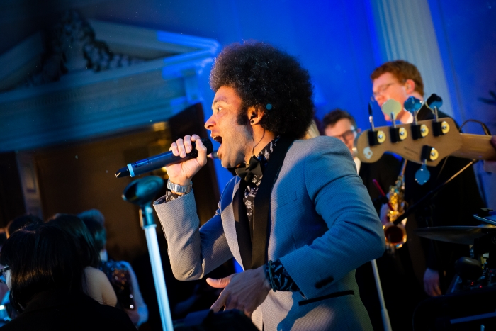 Hedsor House Performing on the Dance Floor Interactive Band