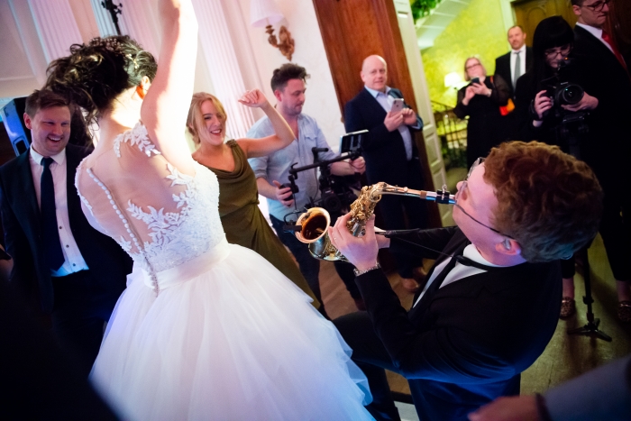 Sax Solo on the Dance Floor